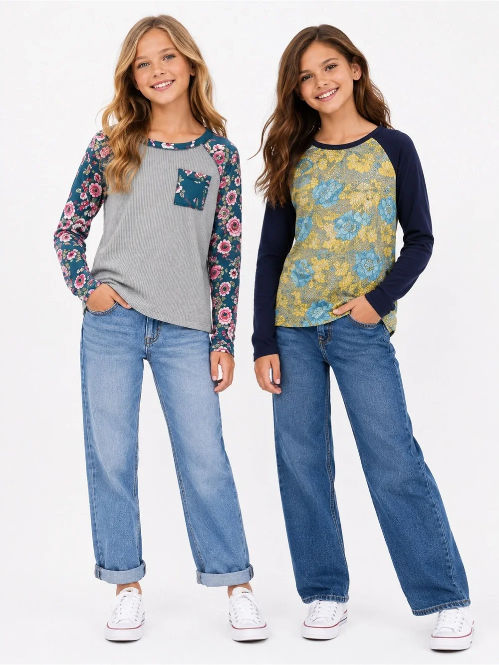 Floral Long Sleeve Tees - Set of 2 from VonMaur